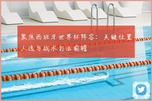 聚焦西班牙世界杯阵容：关键位置人选与战术打法前瞻